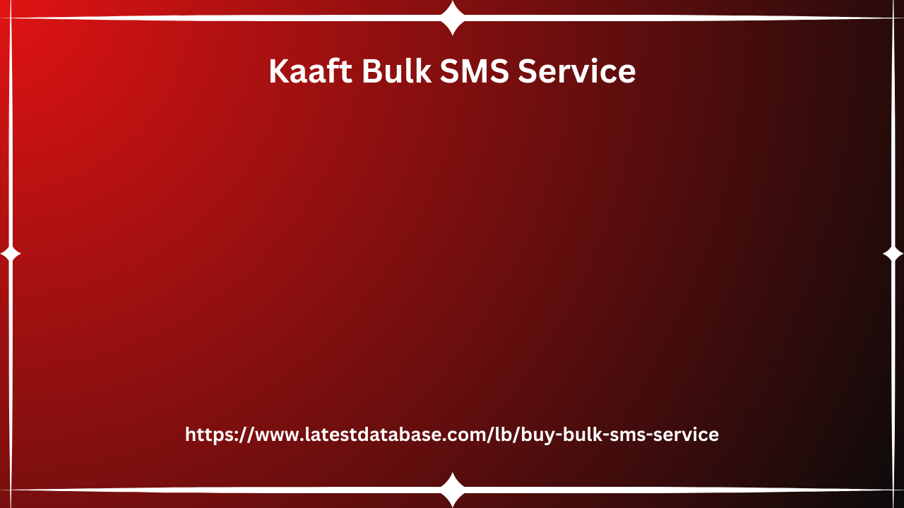 Kaaft Bulk SMS Service