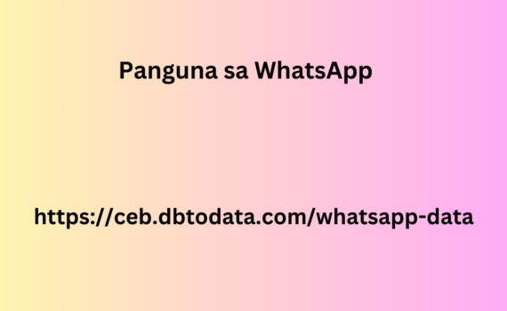 Panguna sa WhatsApp