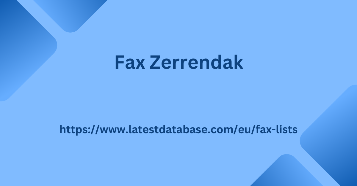 Fax Zerrendak