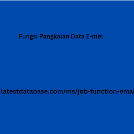 Fungsi Pangkalan Data E-mel