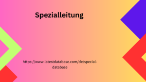 Spezialleitung