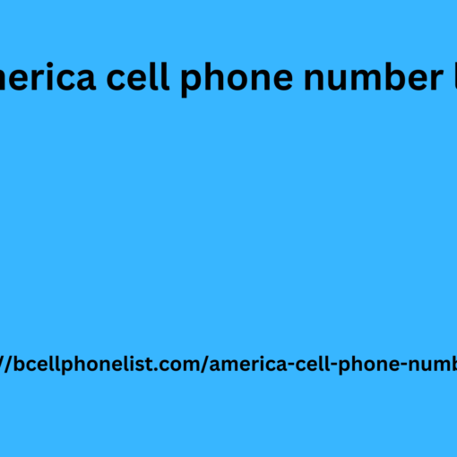 america cell phone number list