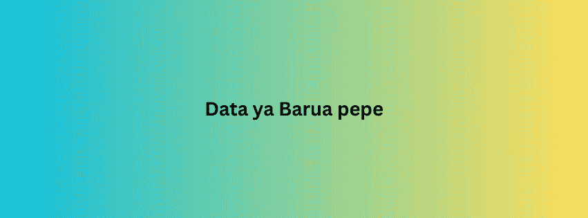 Data ya Barua pepe