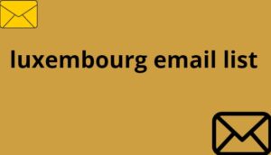 luxembourg email list