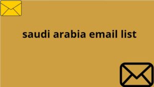 saudi arabia email list