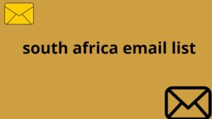 south africa email list