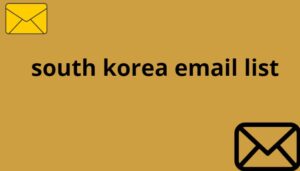 south korea email list