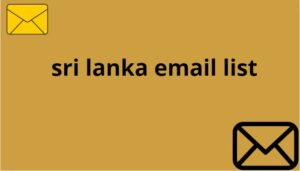 sri lanka email list