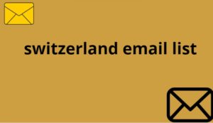 switzerland email list